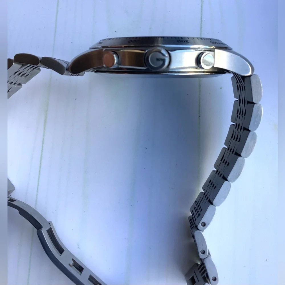 Mens Gucci Silver Stainless Steel Watch 🌟BEAUTIFUL ❤️‍🔥